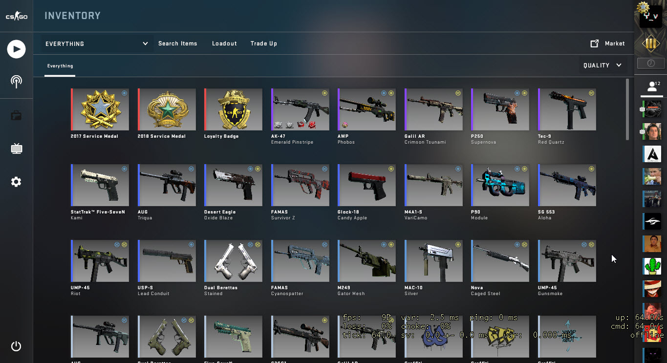 Where to buy skins for CS GO 72pines